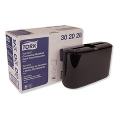 TORK 302028 Xpress Countertop Towel Dispenser BLACK, 12.68 x 4.56 x 7.92