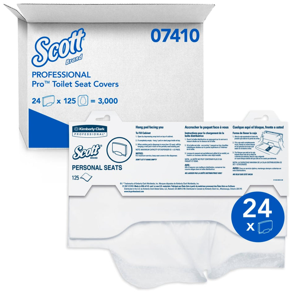 SCOTT PERSONAL SEAT COVERS 24x125/CS
