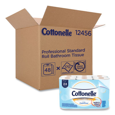 KLEENEX COTTONELLE CLEANCARE ULTRA TOILET PAPER 48x170/CS ( 12456 )