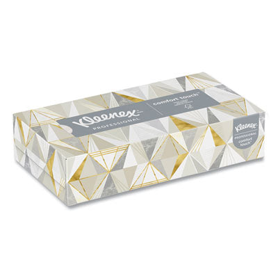 Kleenex 21606 White Facial Tissue, Pop-Up Box, 2-Ply, 125 Sheets/Box, 48 Boxes/Carton