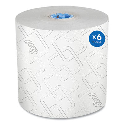 Pro Hard Roll Paper Towels with Elevated Scott Design for Scott Pro Dispenser, Blue Core Only, 1150 ft Roll, 6 Rolls/Carton