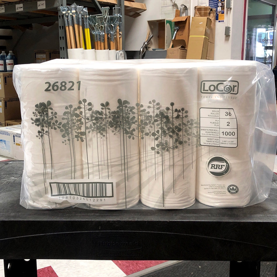 LIVI 2 PLY LoCor TOILET TISSUE 36x1000/CS
