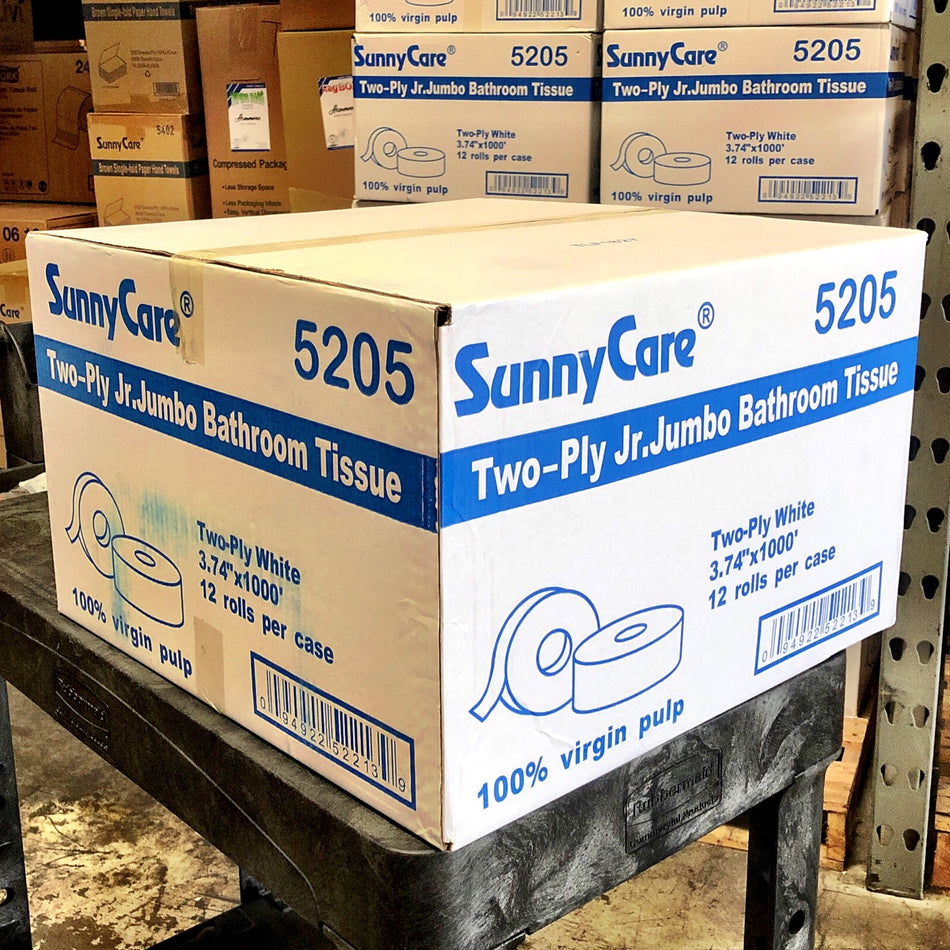 2 PLY 9" JUMBO ROLL TOILET TISSUE (JRT) 12x1000/CS