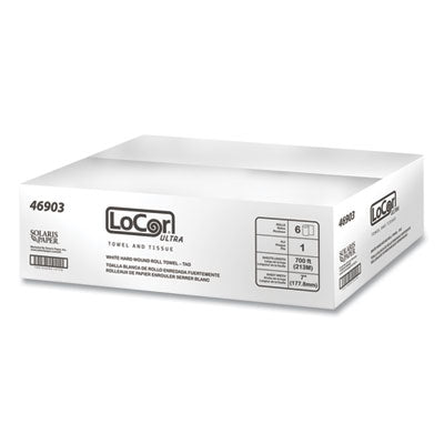 LoCor® Ultra 46903 TAD 7" Hard Wound Roll Towel, 6x700'/cs