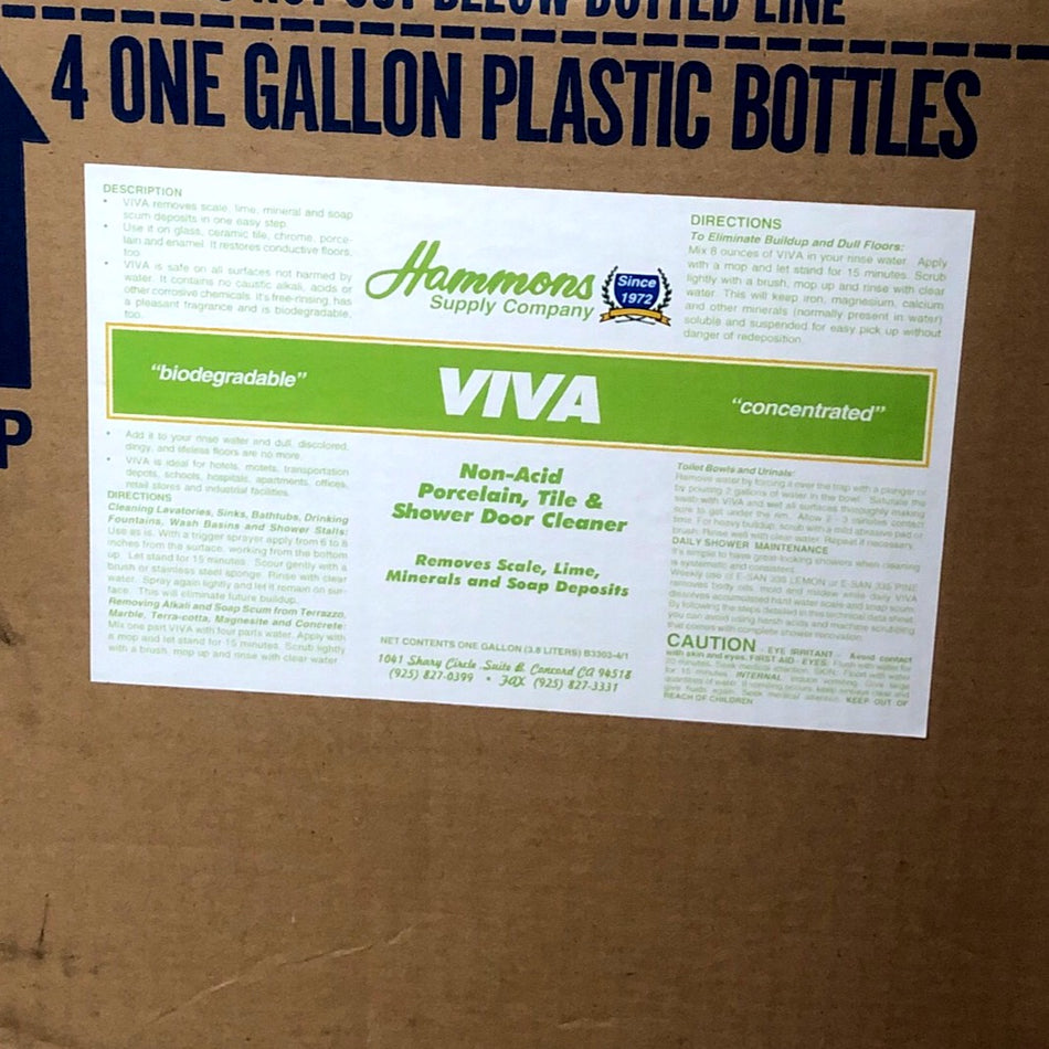 VIVA NON ACID BOWL CLEANER / DESCALER ( HSC ) GALLON