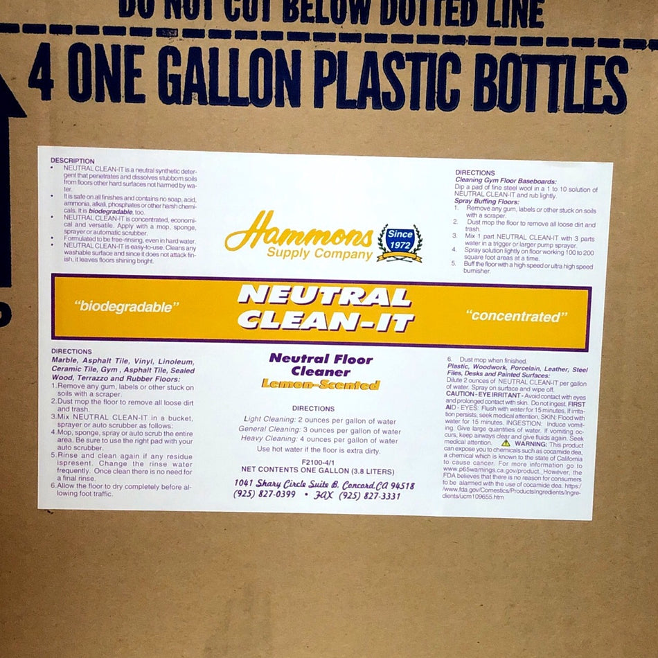 NEUTRAL CLEAN-IT ALL PURPOSE CLEANER ( HSC )