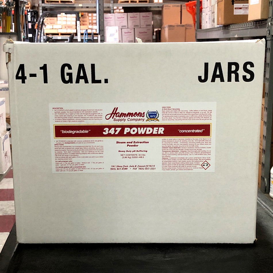 347 POWDER SOAP FOR CARPET EXTRACTION ( HSC )