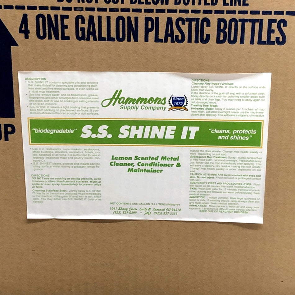 S.S. SHINE IT METAL CLEANER/POLISH ( HSC )