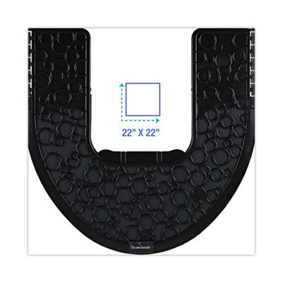 U-SHAPED COMMODE MAT 6/CS
