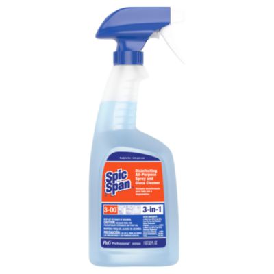 SPIC & SPAN 58775 Disinfecting All-Purpose Spray and Glass Cleaner, Fresh Scent, 32 oz Bottles, 8 Bottles and 8 Trigger Sprayers/Case (58775) - Hammons Supply Company LLC