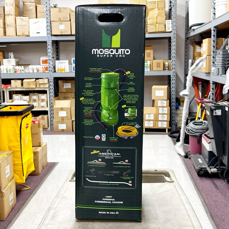 6qt SUPER MOSQUITO BPV W/ HEPA & TOOLS 150cfm 3.0 GOLD