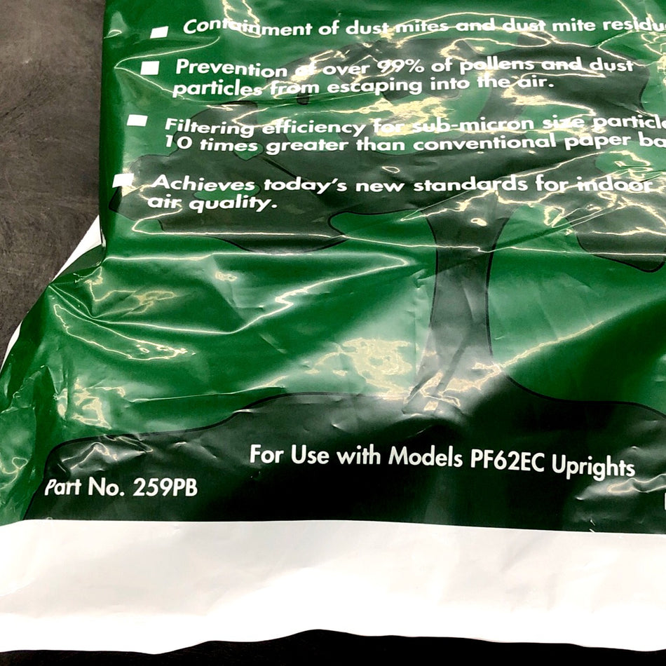 ENVIROCLEAN PAPER BAG FOR POWR-FLITE PF62EC ULTRA LITE VACUUM 6/PKG (259PB)