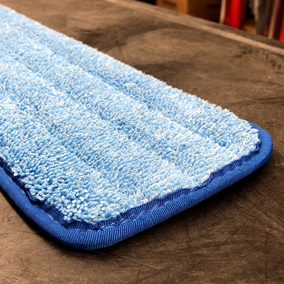 24" MICROFIBER MOP PAD ( BLUE )