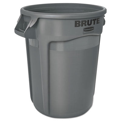 32 GALLON GRAY RUBBERMAID BRUTE VENTED ROUND CAN ( 2632 )