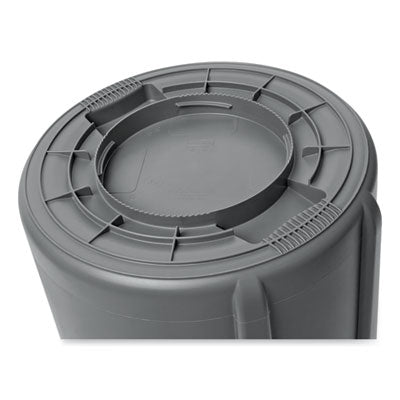 55 GALLON GRAY RUBBERMAID BRUTE VENTED ROUND CAN ( 2655 )