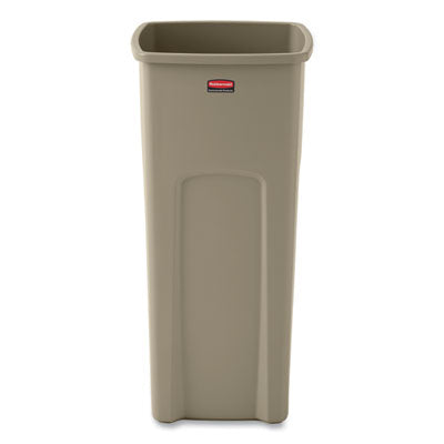 23 Gallon Square Waste Receptacle 16"x16", BEIGE ( USE LID 2689 )