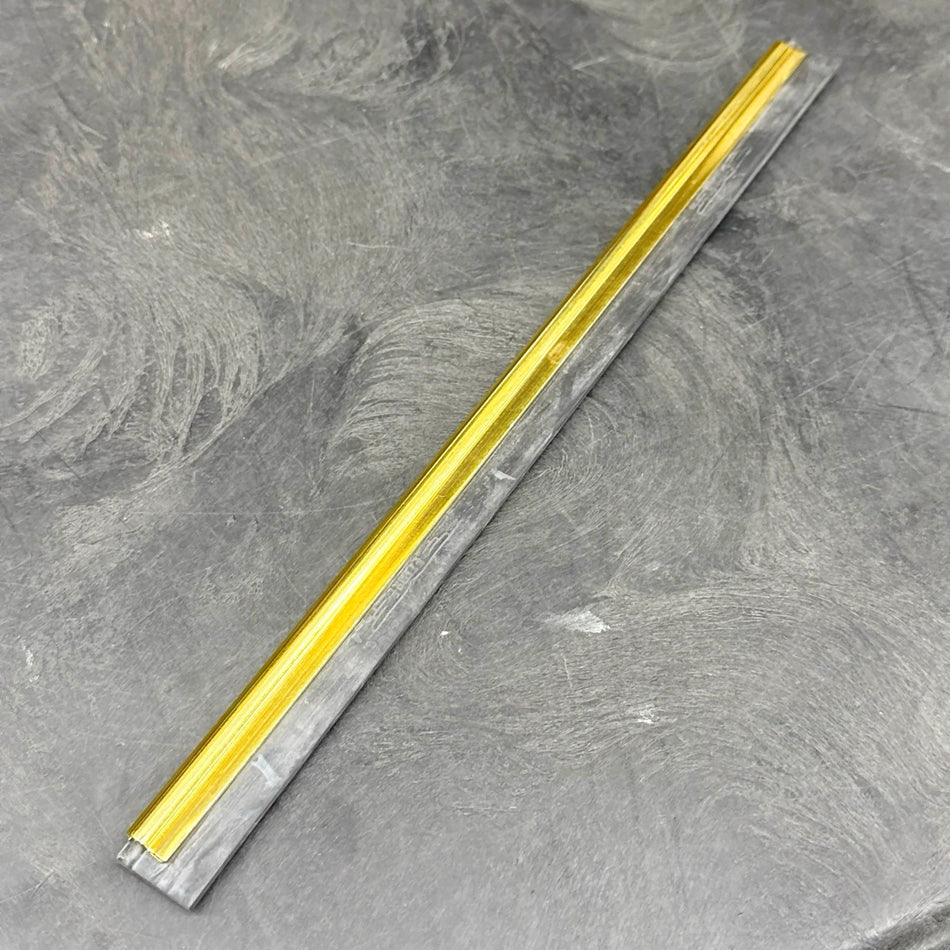 18" BLADE & CHANNEL, BRASS (ETTORE)