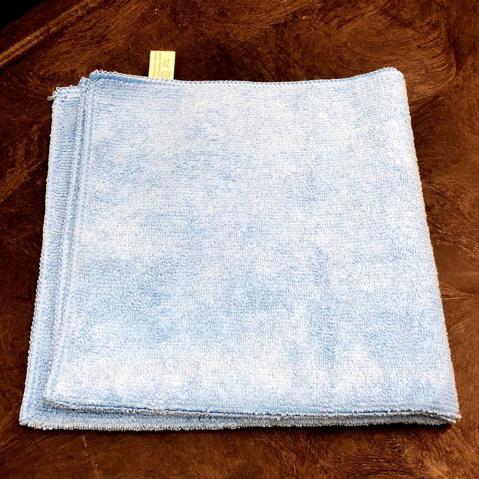 BLUE MICROFIBER CLEANING CLOTH (16"x16") EACH