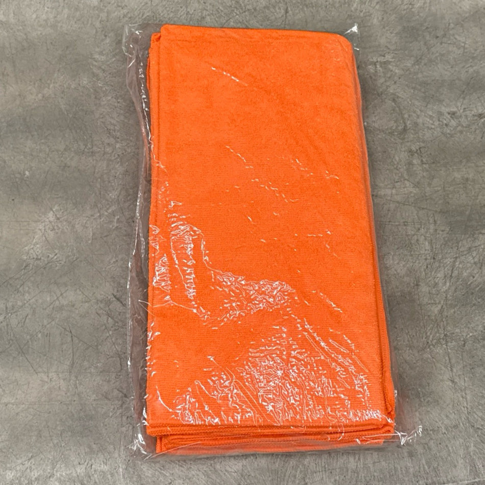 ORANGE MICROFIBER CLEANING CLOTH (16"x16") EACH