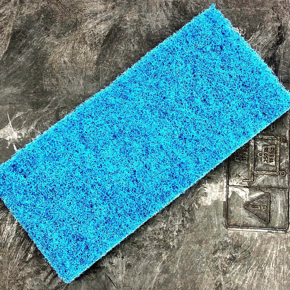4X10 BLUE UTILITY PAD, MEDIUM DUTY