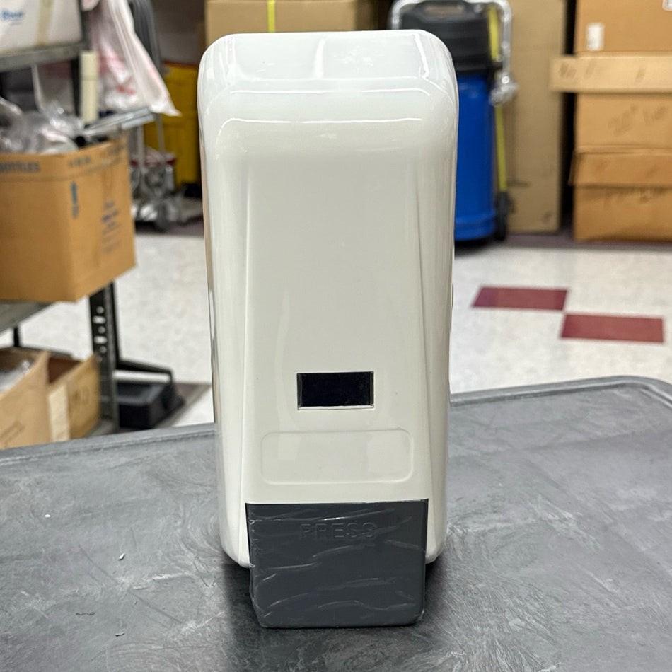 WHITE 800ml UNIVERSAL BAG-IN-A-BOX SOAP/SANITIZER DISPENSER (Y CLASS) 4035