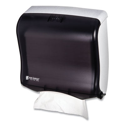 BLACK COMPACT MULTIFOLD / C-FOLD PAPER TOWEL DISPENSER T1755TBK