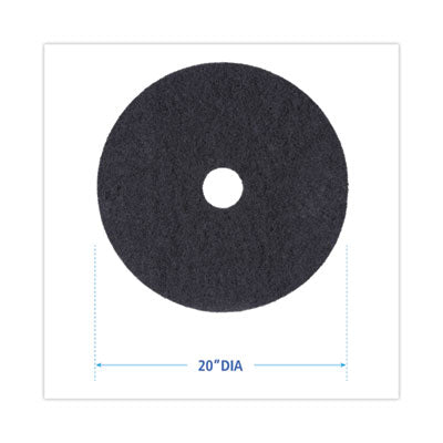 20" BLACK STRIPPING PAD