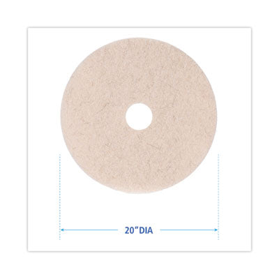20" NATURAL HAIR BURNISHING (POLISHING) PAD