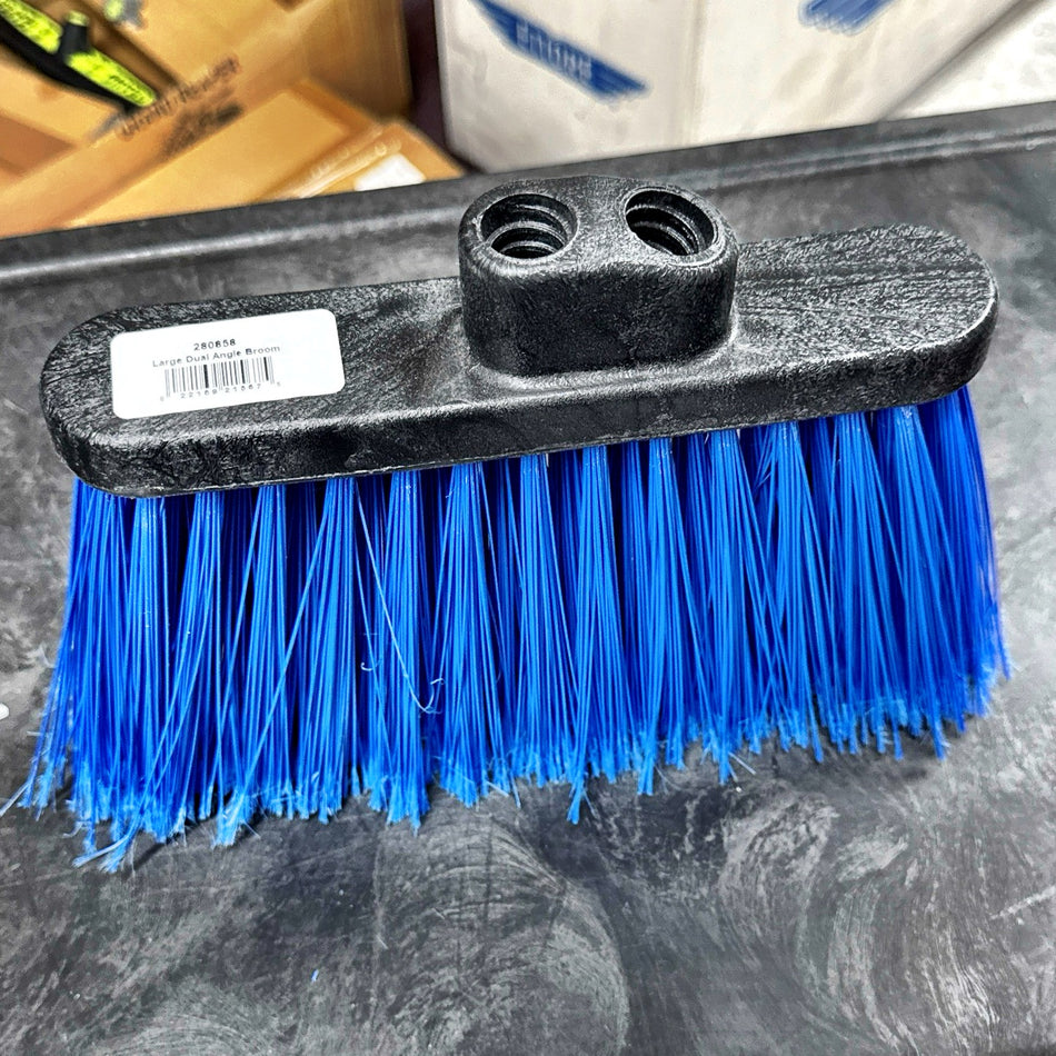 LARGE DUO SWEEP ANGLE BROOM HEAD W/ 7" BRISTLES