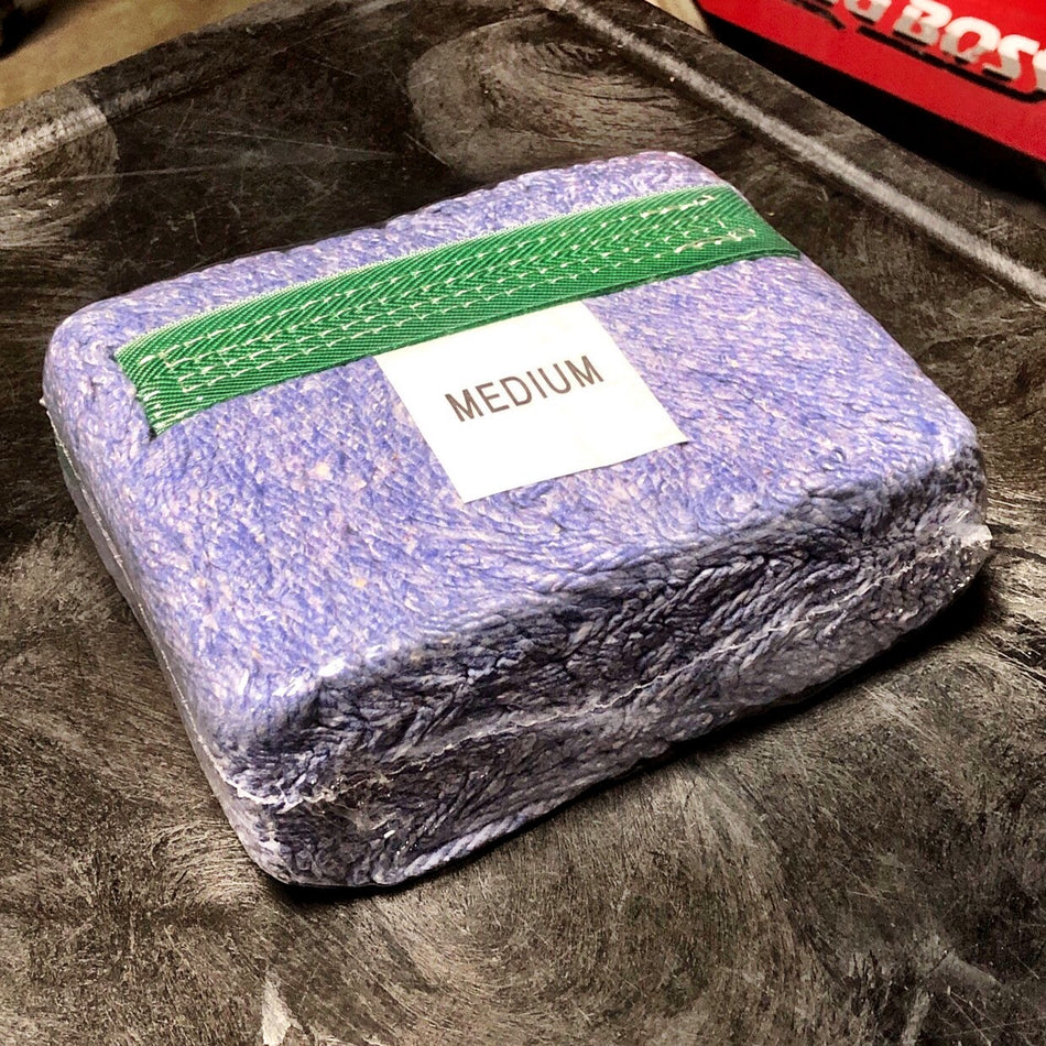 MEDIUM BLUE BLEND MOP W/ 1" BAND, LOOPED & BANDED