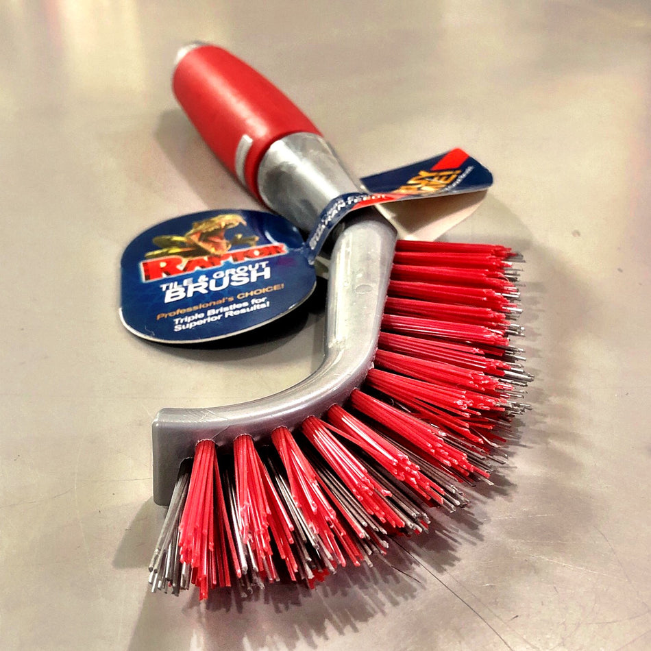 The RAPTOR Tile & Grout Brush