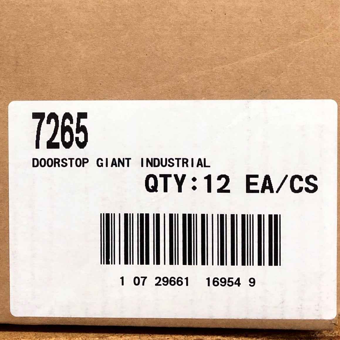 GIANT WEDGE RUBBER DOOR STOP WEDGE STYLE (YELLOW or ORANGE)