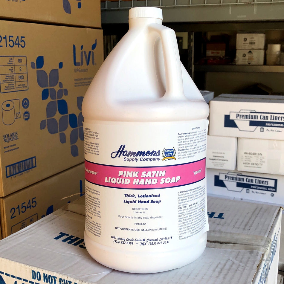 PINK SATIN LIQUID HAND SOAP  ( HSC )