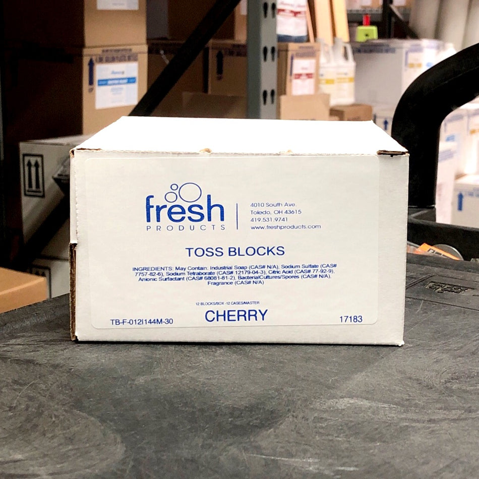 NON PARA URINAL TOSS BLOCKS ( CHERRY SCENT ) (12/BOX)