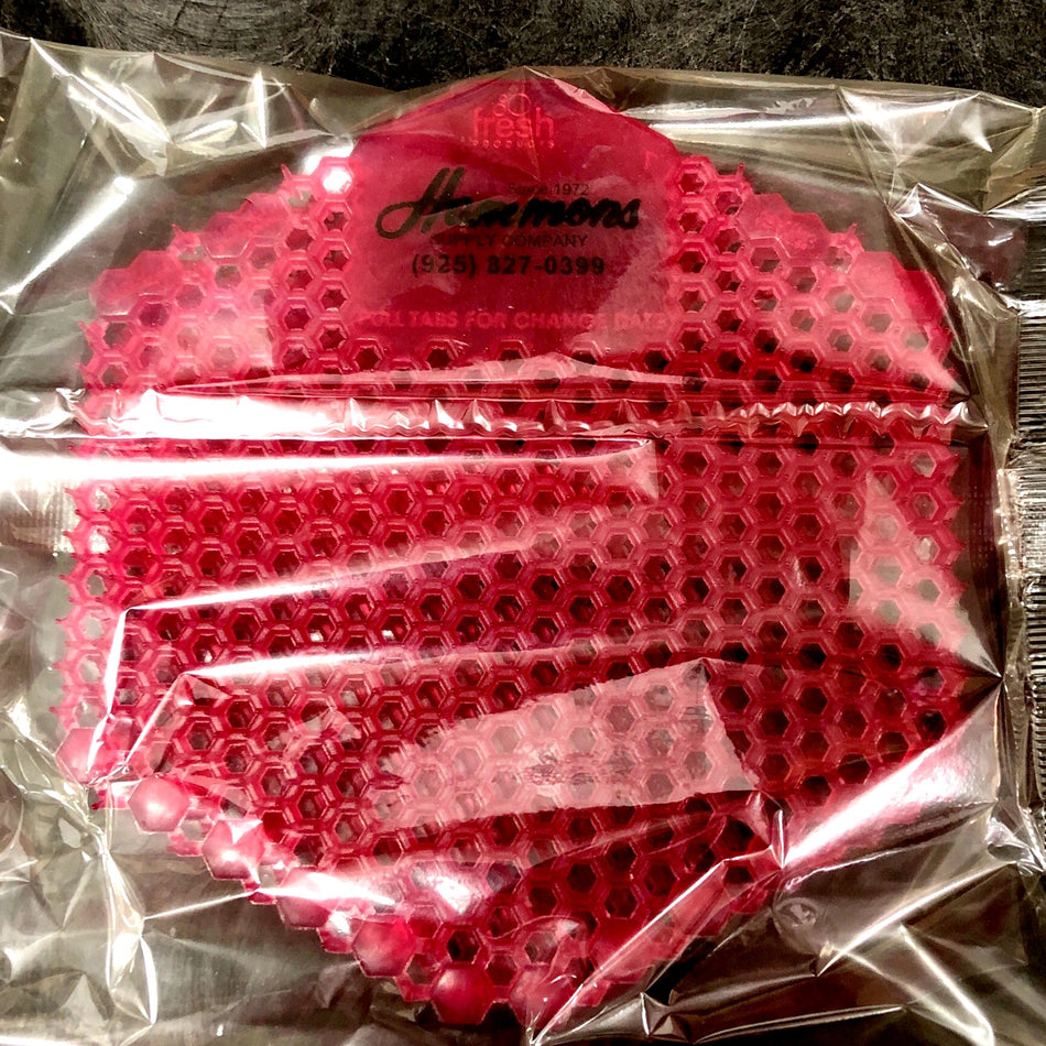 WAVE DEODORANT URINAL SCREEN SPICED APPLE SCENT 10/BOX (RED)