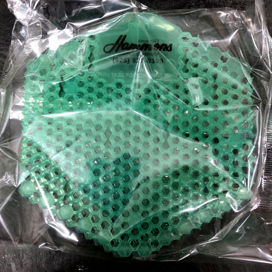 WAVE DEODORANT URINAL SCREEN CUCUMBER MELON SCENT 10/BOX (GREEN)