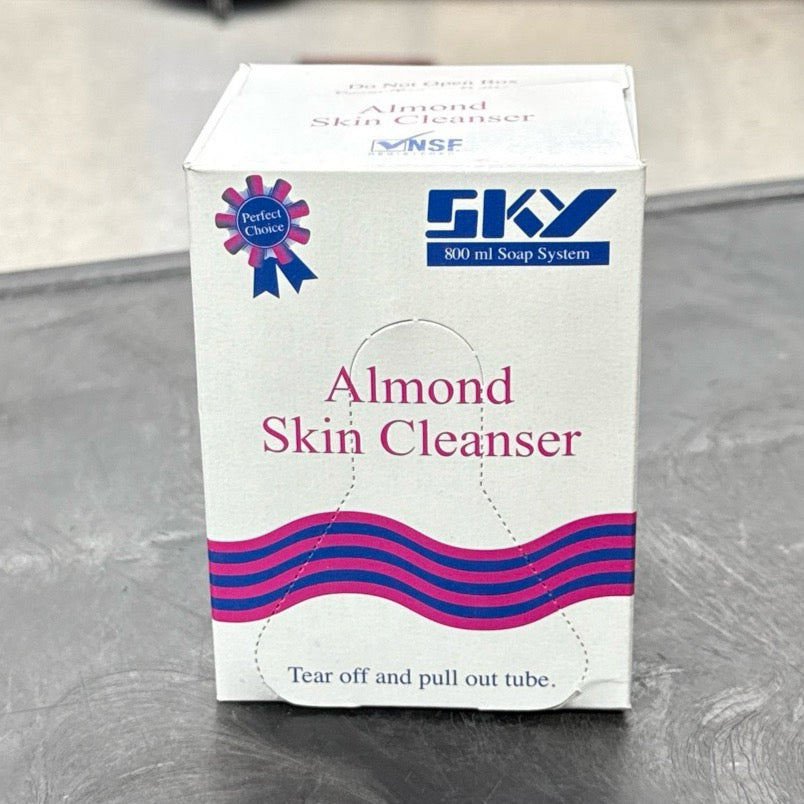 SKY ALMOND SKIN CLEANSER 800 ML BAG-IN-A-BOX SOAP (12 x 800ml/CASE)