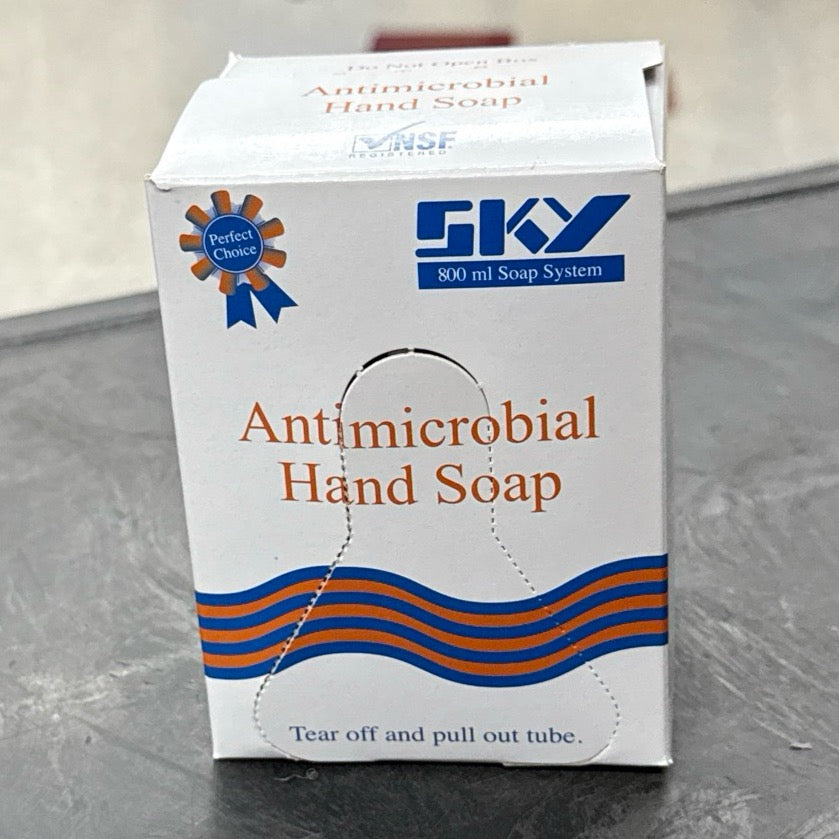 SKY ANTIMICROBIAL LOTION SOAP BAG-IN-A-BOX 12x800 ML / CASE