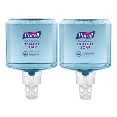 PURELL 7785-02 SOAP, CLEAN RELEASE Technology (CRT) HEALTHY SOAP High Performance Foam, For ES8 Dispensers, Fragrance-Free, 1,200 mL, 2/CS