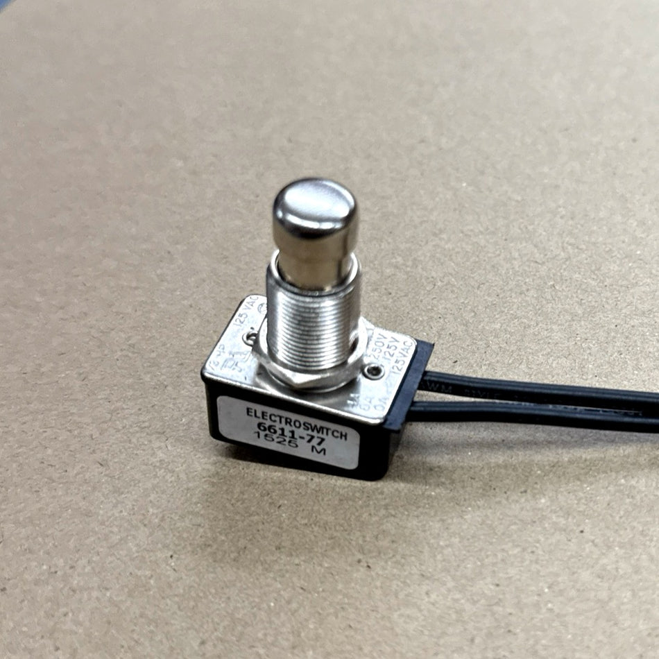 FOOT SWITCH FOR RED SANITAIRE UPRIGHT VACUUM W/ CHROME HOOD