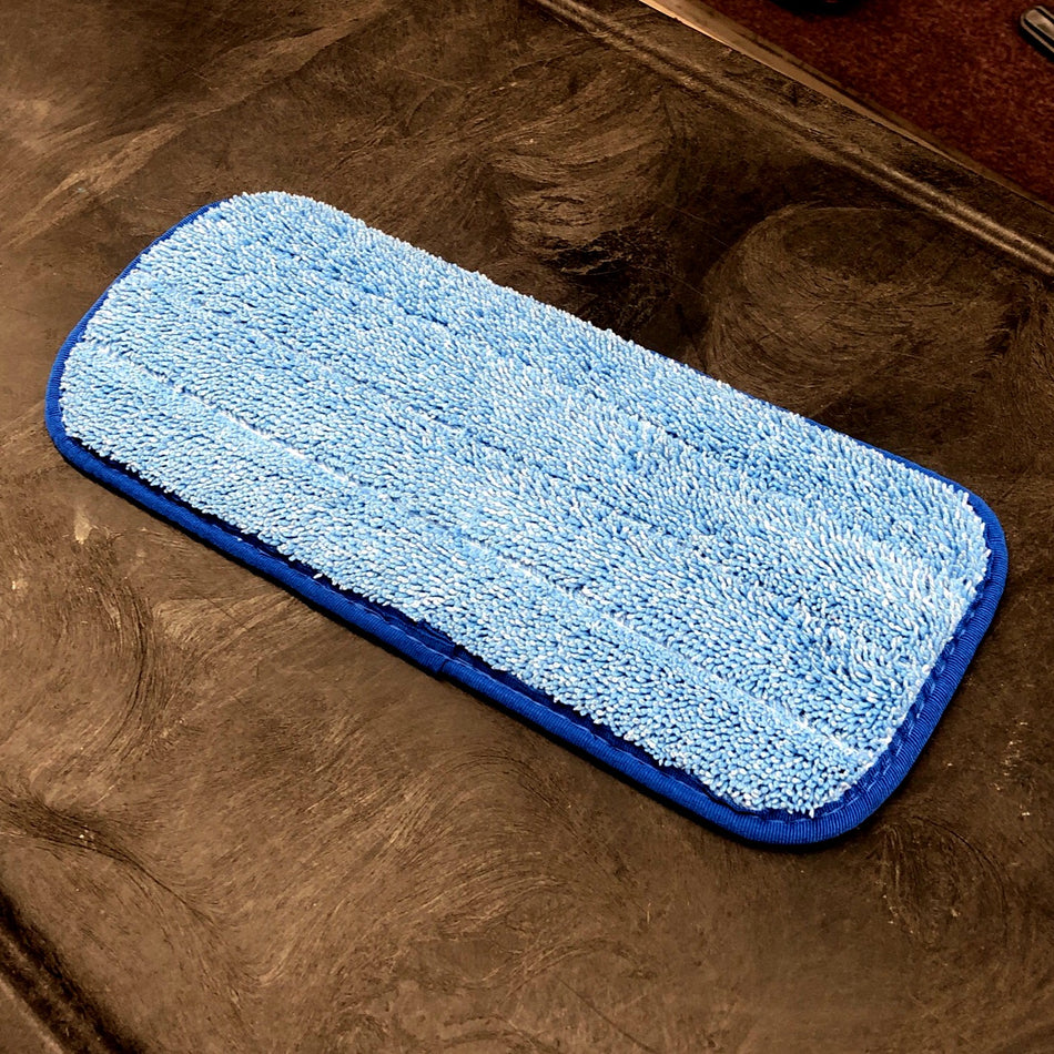 11" MICROFIBER MOP PAD ( BLUE )