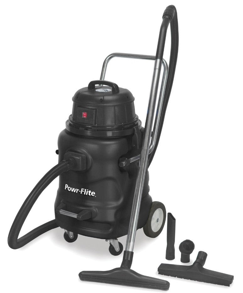 POWR-FLITE PF56 20 GAL POLY TANK WET & DRY VACUUM W/ TOOLS  (114CFM/100WL)