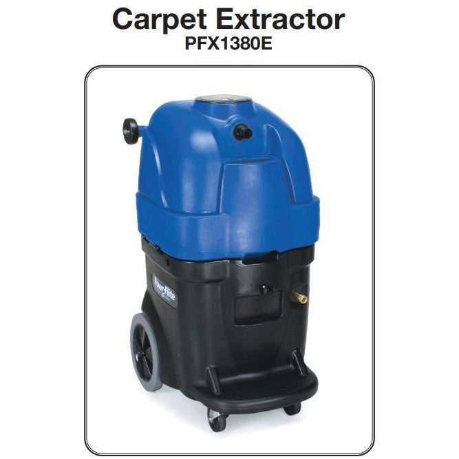 POWR-FLITE PFX1380E 13 GAL EXTRACTOR W/ HEATER 100PSI