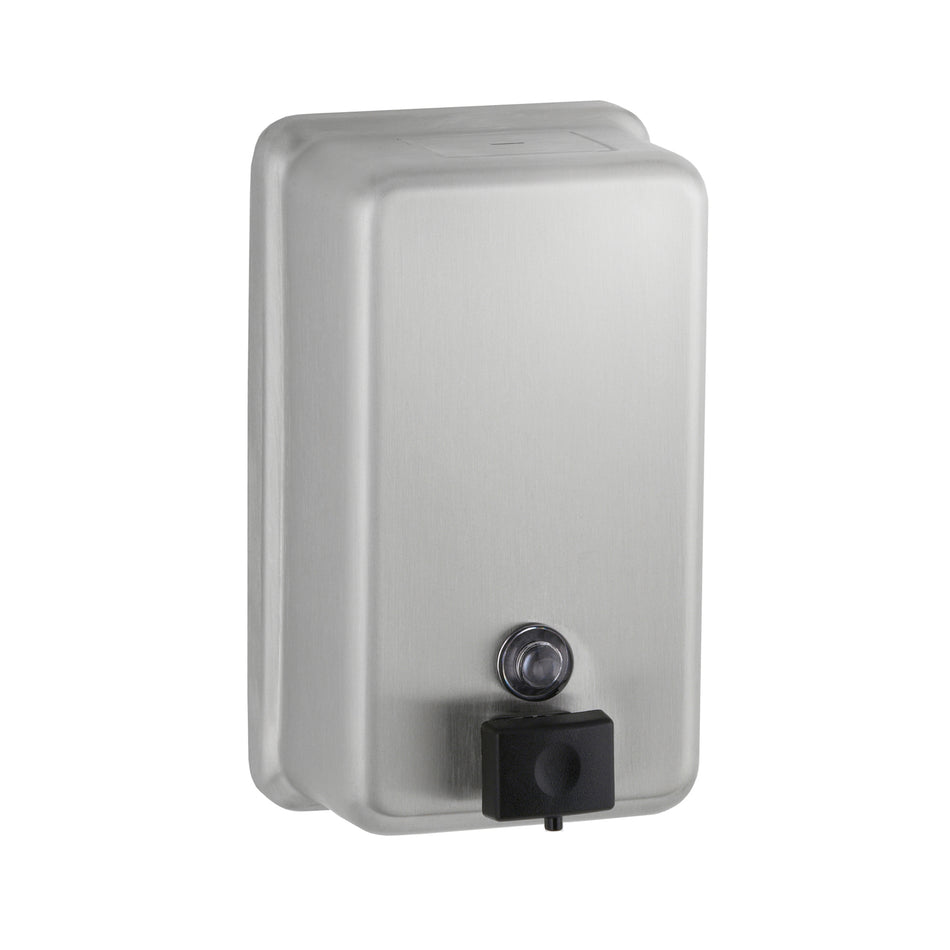 BOBRICK B-2111 STAINLESS STEEL VERTICAL SOAP DISPENSER