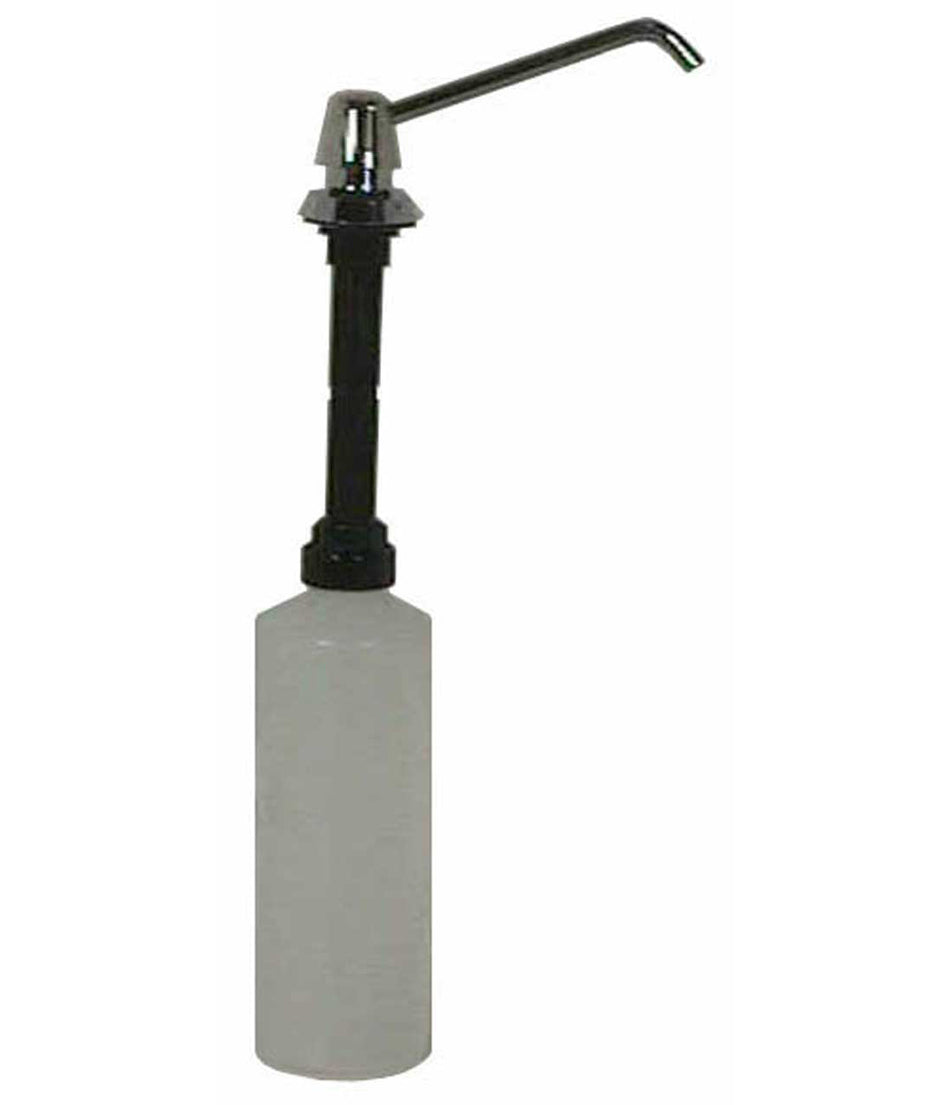 BOBRICK B822-6 COUNTER MOUNTED SOAP DISPENSER W/6" SPOUT (TALL BOTTLE)