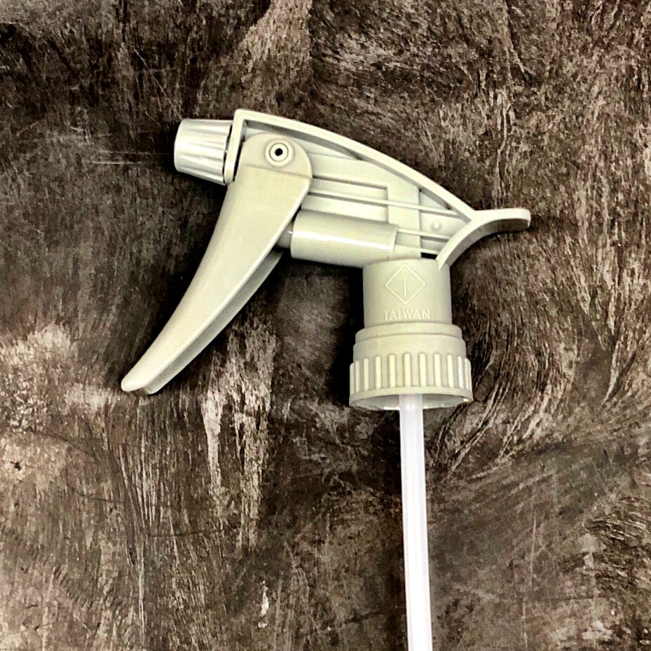 CHEMICAL RESISTANT TRIGGER SPRAYER W/9" TUBE ( GRAY )