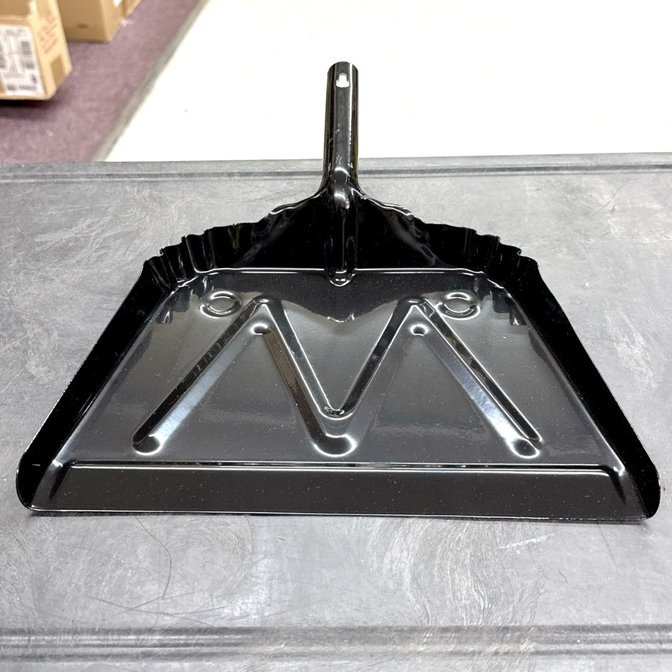 12" BLACK METAL DUST PAN