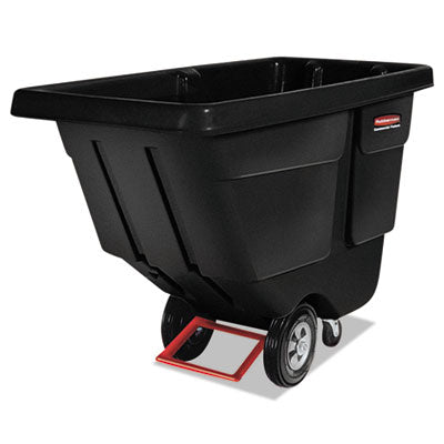 1/2 cu yd BRUTE Rotomolded Tilt Truck, 450 lb Capacity, Black