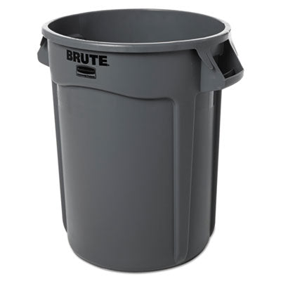 32 GALLON GRAY RUBBERMAID BRUTE VENTED ROUND CAN ( 2632 )