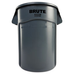 44 GALLON GRAY RUBBERMAID BRUTE VENTED ROUND CAN ( 2643 )